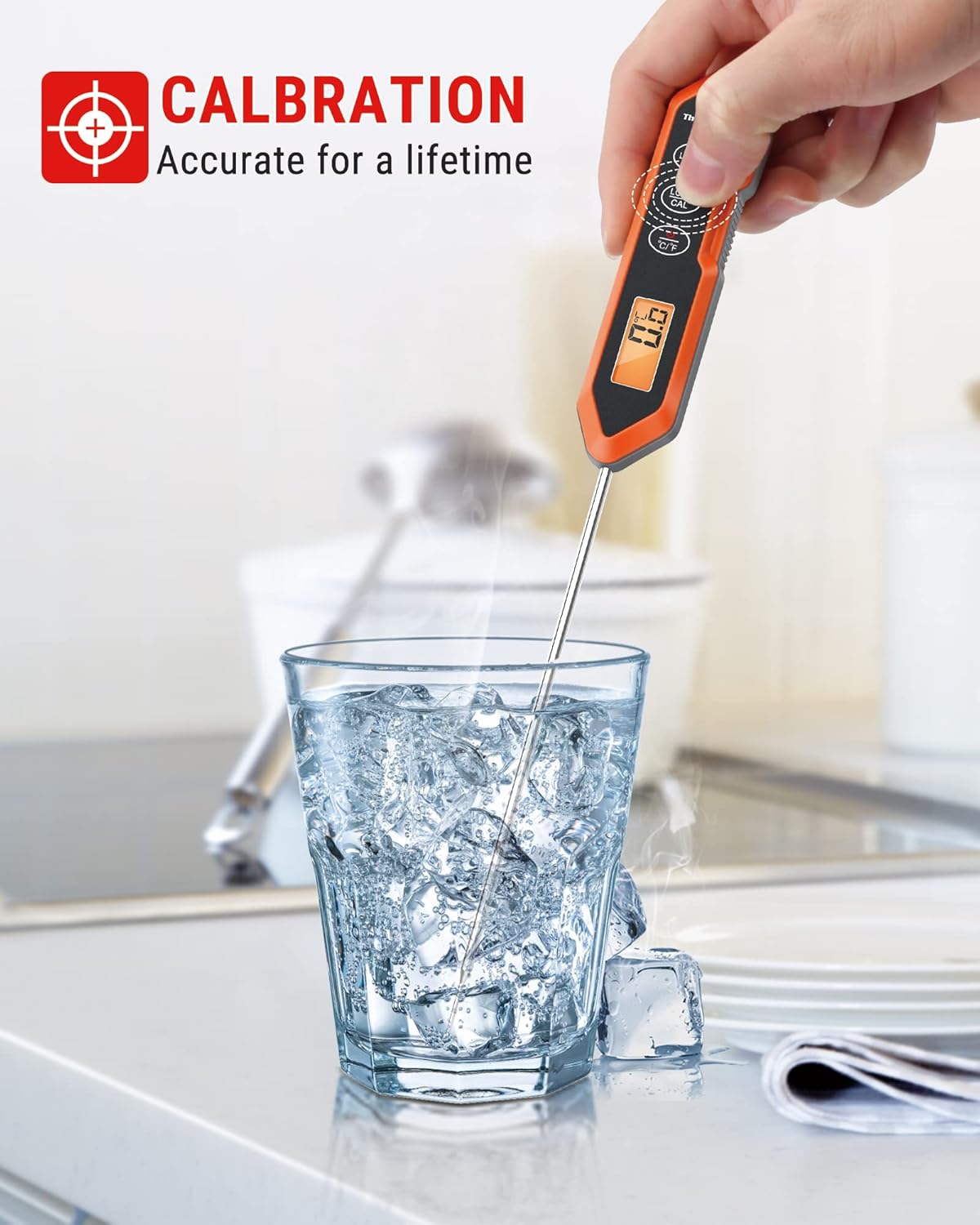 review ThermoPro TP15H Waterproof Instant Read Food Thermometer for Cooking+ThermoPro Digital Instant Read Meat Thermometer for Grilling Waterproof Kitchen Food Thermometer