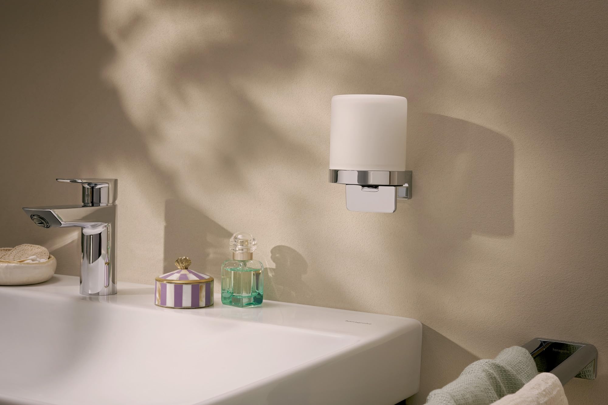 hansgrohe Moderno dispensador de jabón líquido en níquel pulido, 41765830