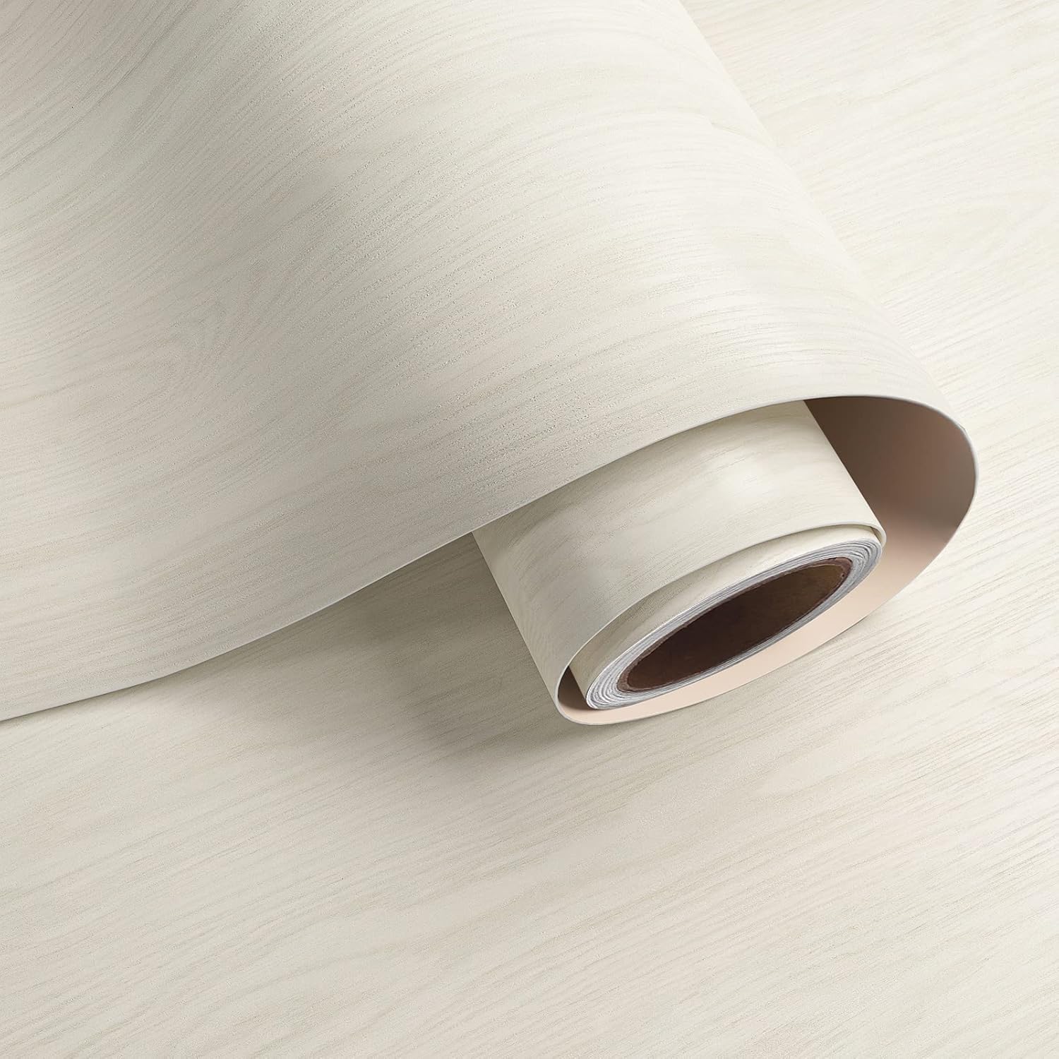 VaryPaper Self Adhesive Wood Effect Wallpaper 40cmx200cm Off White Wood