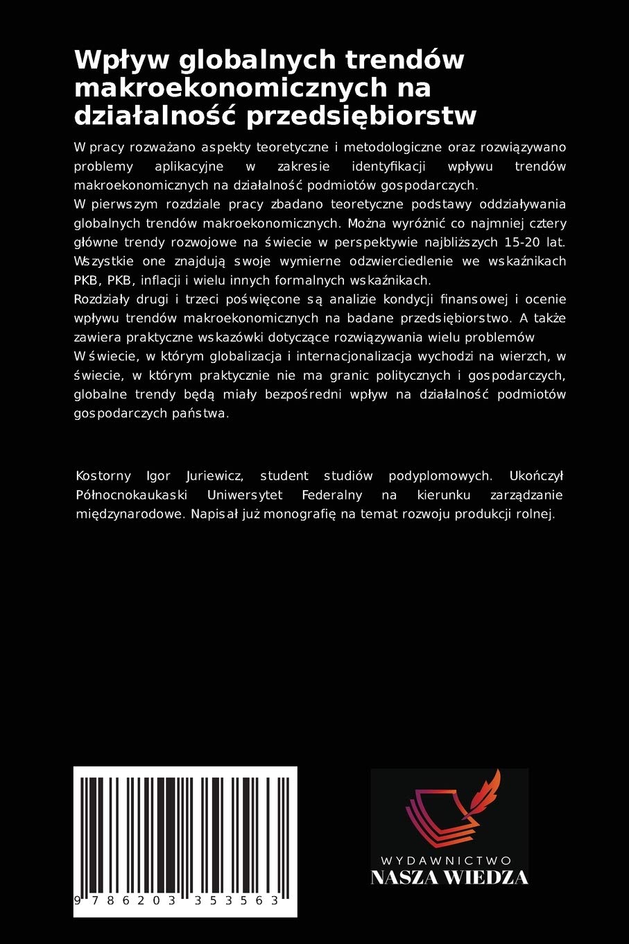 Wpływ globalnych trendów makroekonomicznych na działalność przedsiębiorstw