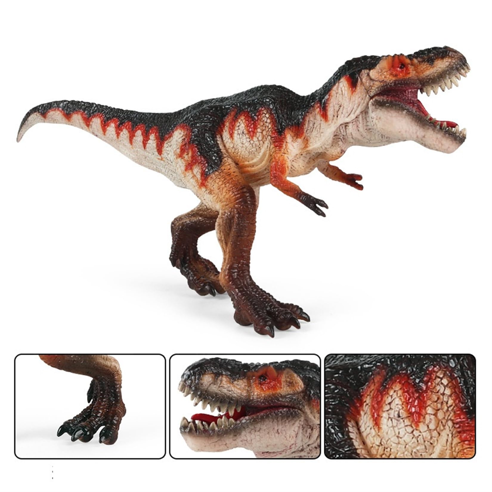 Amazon | EUHELOPA ティラノサウルス 可動フィギュア 口が開閉可能 3