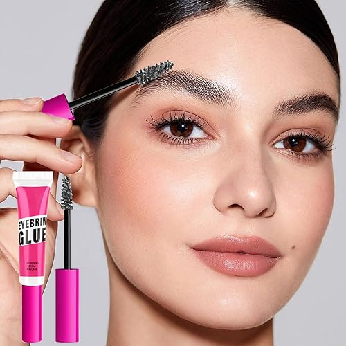 Miniatura 3 de Pegamento transparente para cejas, gel de fijación extrema para cejas, esculpir rápido para cejas, impermeable, a prueba de transferencia, con 1