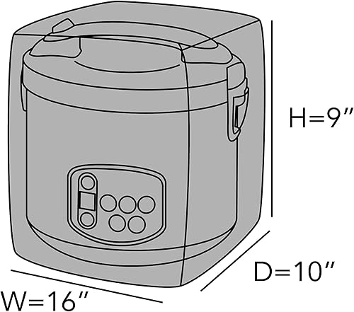 Miniatura 2 de Covermates Keepsakes - Funda para olla arrocera, protección contra el polvo, resistente a las manchas, lavable, cubierta para electrodomésticos,