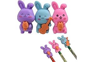 Adorable Easter Pencils and Erasers for School and Fun