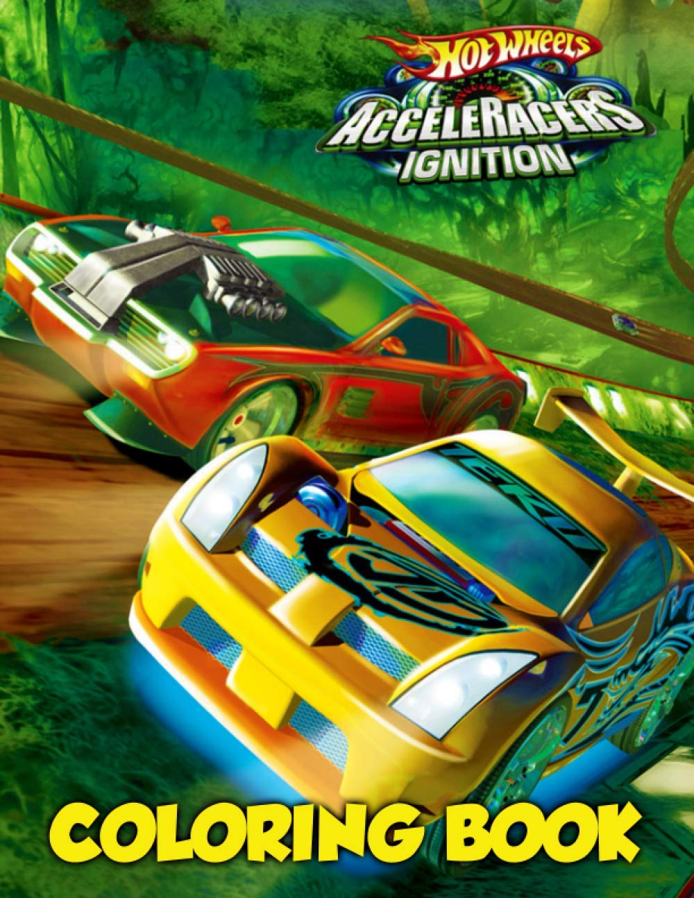 Buy Hot Wheels Coloring Book: A Great JUMBO Coloring Book For Kids Who