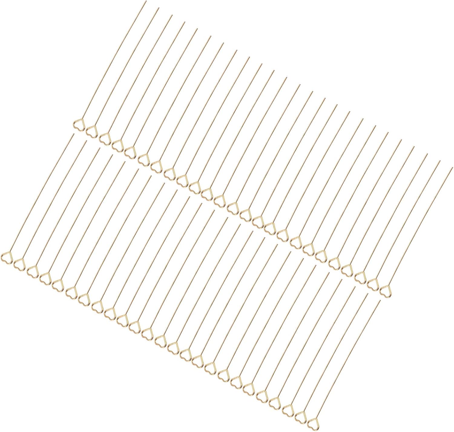 SUNGOOYUE Gold Floral Picks Clips 6in, Reusable Wire Place Card Holder