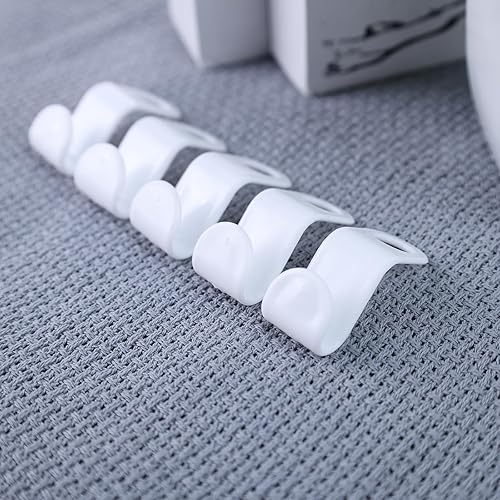 Miniatura 6 de MCPINKY 50 ganchos para colgar ropa, ganchos de conector de ropa, perchas en cascada para ahorrar espacio, organizador de armario, clips para