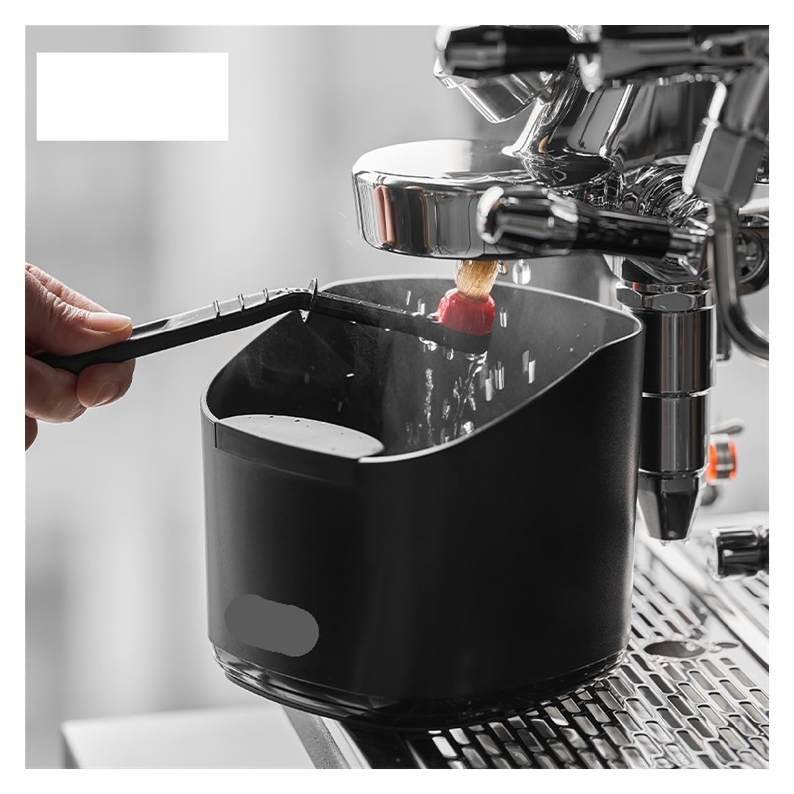Bussola for Caffè, Compatibile Con IKAPE, V2 Contenitore for Fondi Di Caffè Nero Contenitore for Dischetto for Caffè Espresso Strumento for Barista for Macchine Da Caffè Espresso