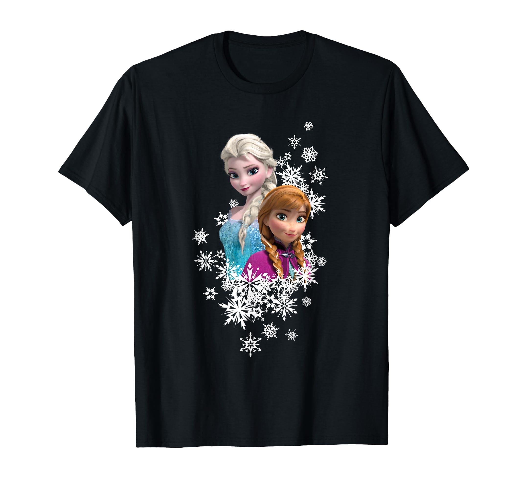 Frozen Anna and Elsa Snowflakes T-Shirt T-Shirt