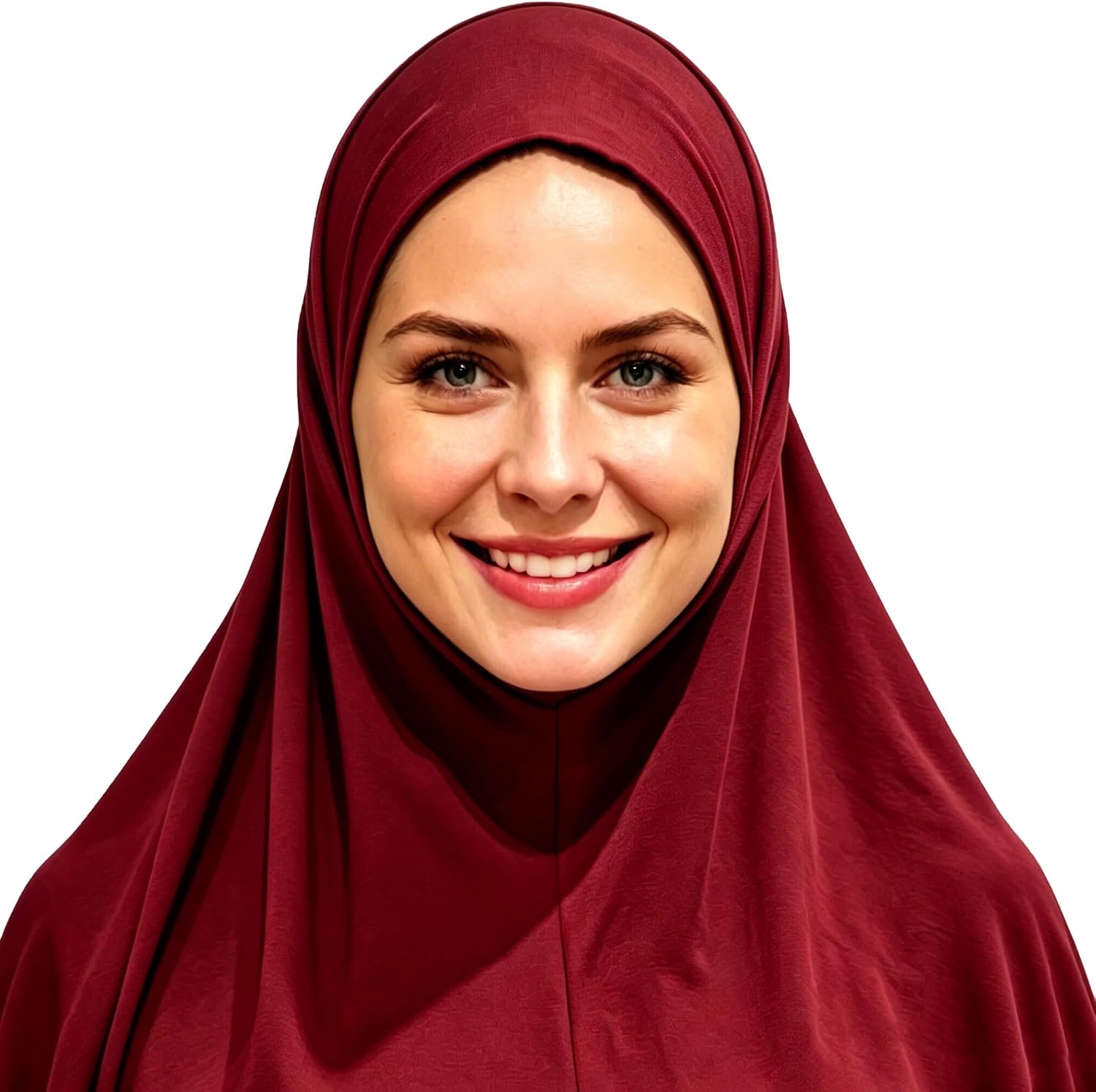 Lina & Lily Premium Jersey One Piece Instant Long Khimar Hijab for Praying