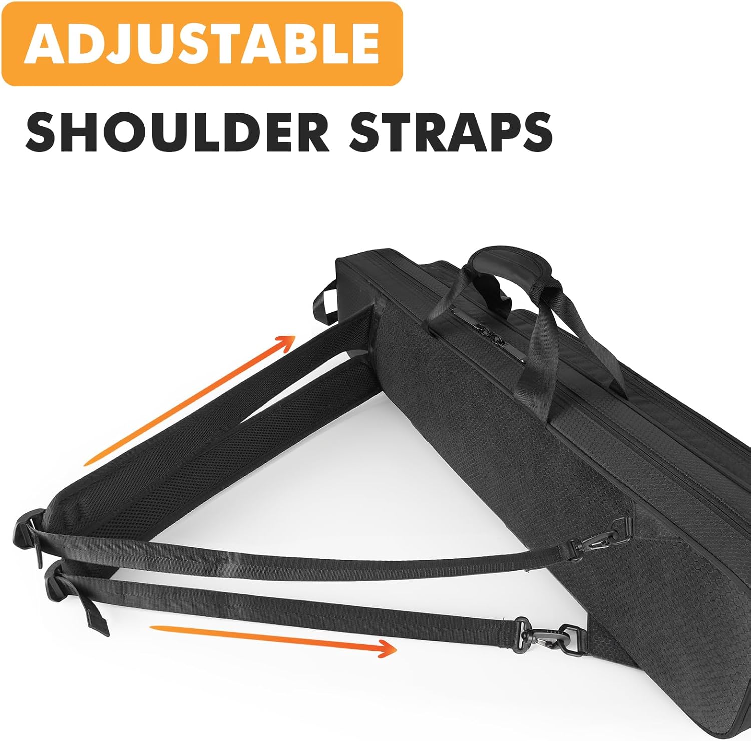 2x2 Soft Cue Bag Black & 4x5 Soft Pool Cue Case Black Set