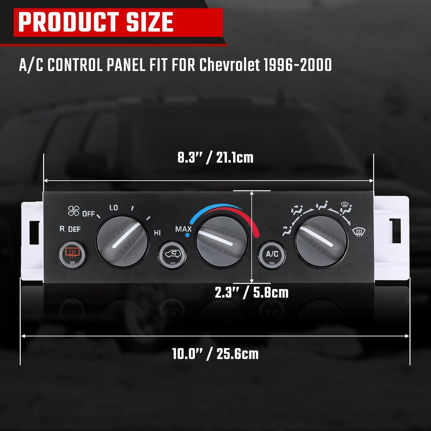 599-006 Climate Control Module,A/C Heater Climate Control Panel Fit for Chevrolet Suburban Tahoe Fit for GMC Yukon 1996-2000, Replace#9378805 16231165