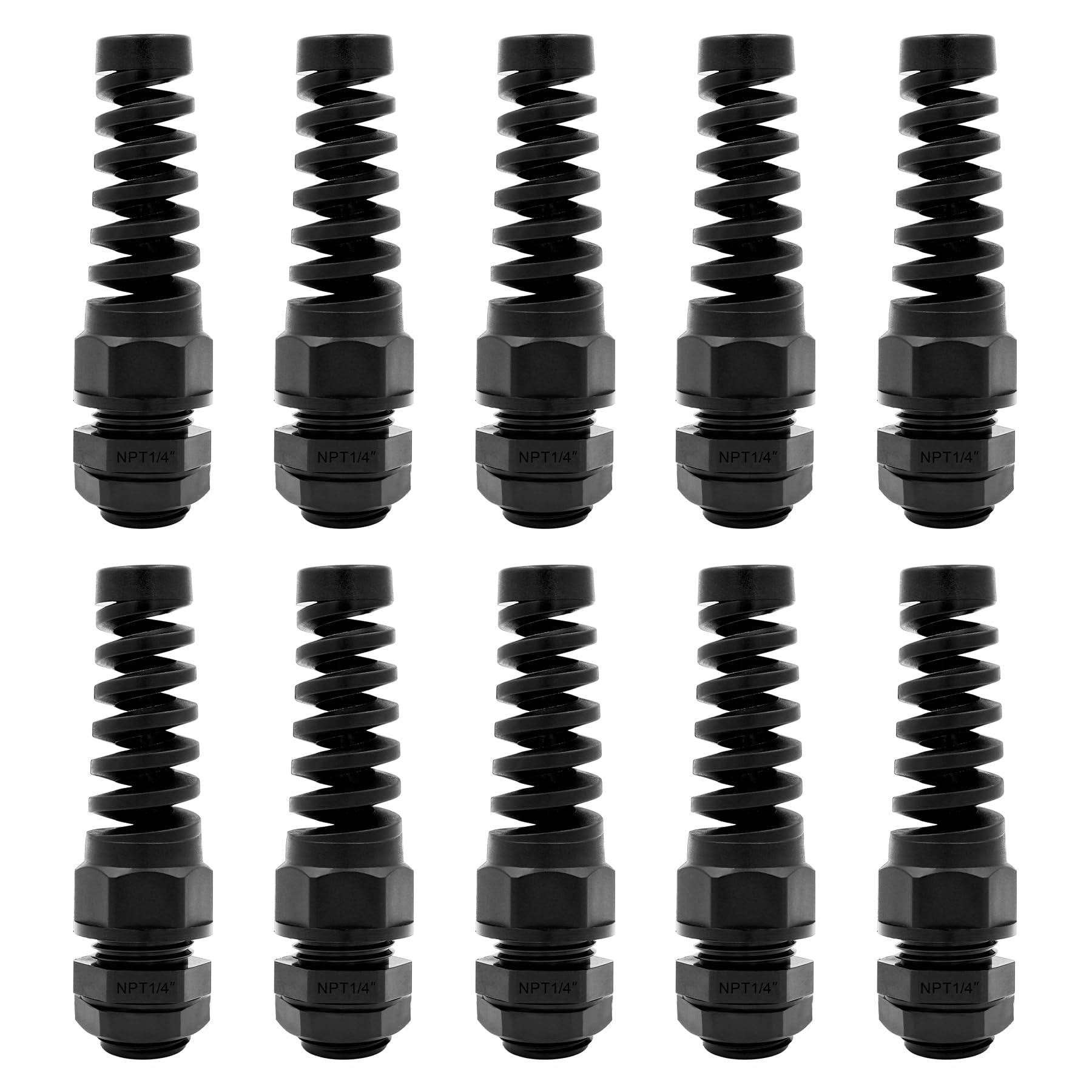 Strain Relief Cable Glands - Waterproof NPT Connectors -11