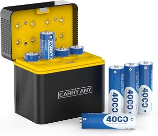 4000mWh Rechargeable AA Lithium Batteries with Charger for Blink Camera | 8 Pack High Capacity Double A Batteries,Constant 1.5V Output, 2000 Cycles, aa Li-Ion Battery Charger