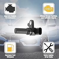 Vista 3 de X AUTOHAUX Sensor de posición del cigüeñal del motor de coche BL31-12K073-AB para Ford Transit-350 HD Base Metal Plástico