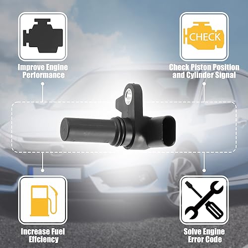 Miniatura 3 de X AUTOHAUX Sensor de posición del cigüeñal del motor de coche BL31-12K073-AB para Ford Transit-350 HD Base Metal Plástico