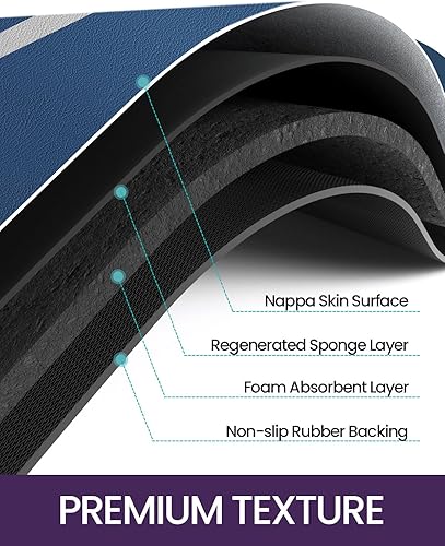 Miniatura 5 de DEXI Alfombras y tapetes de cocina para el suelo, delgada, antideslizante, lavable, cómoda alfombra para fregadero para cuarto de servicio, pasillo,