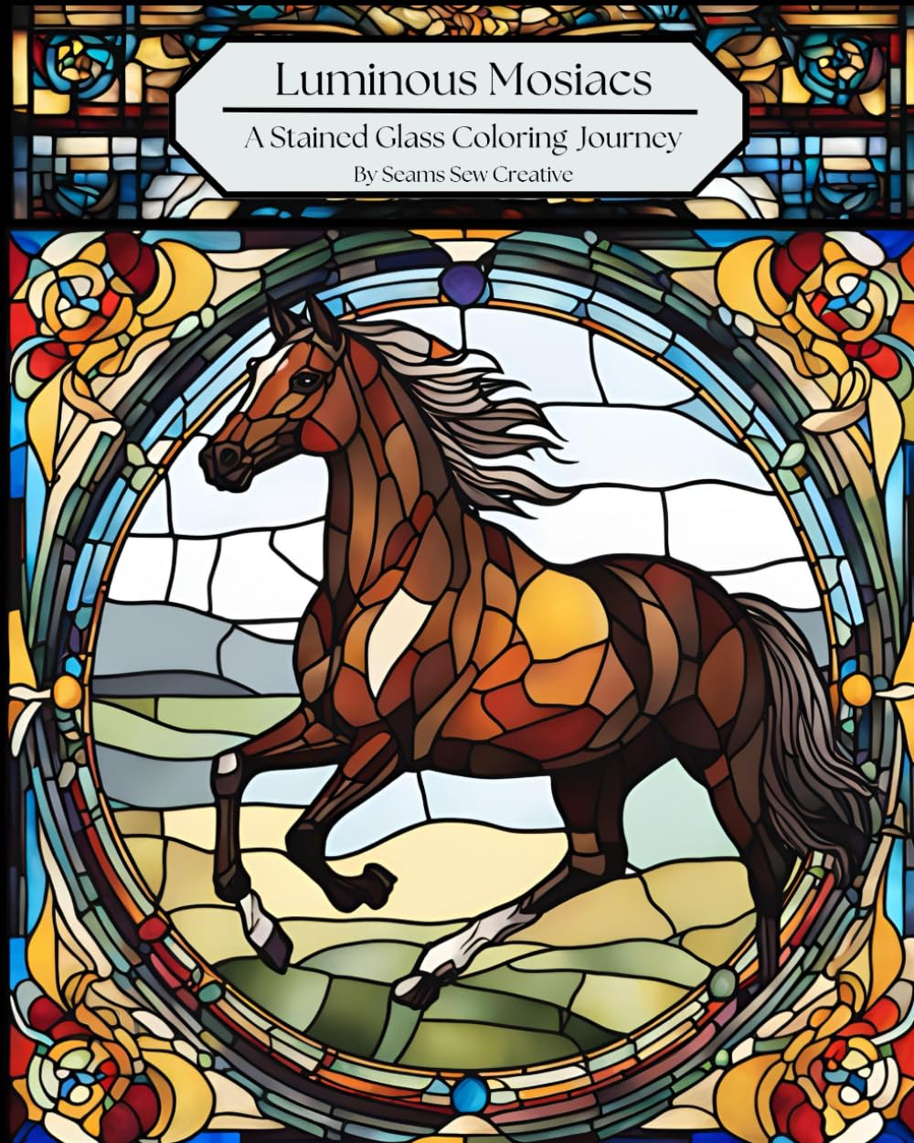 Luminous Mosaics: A Stained Glass Coloring Journey