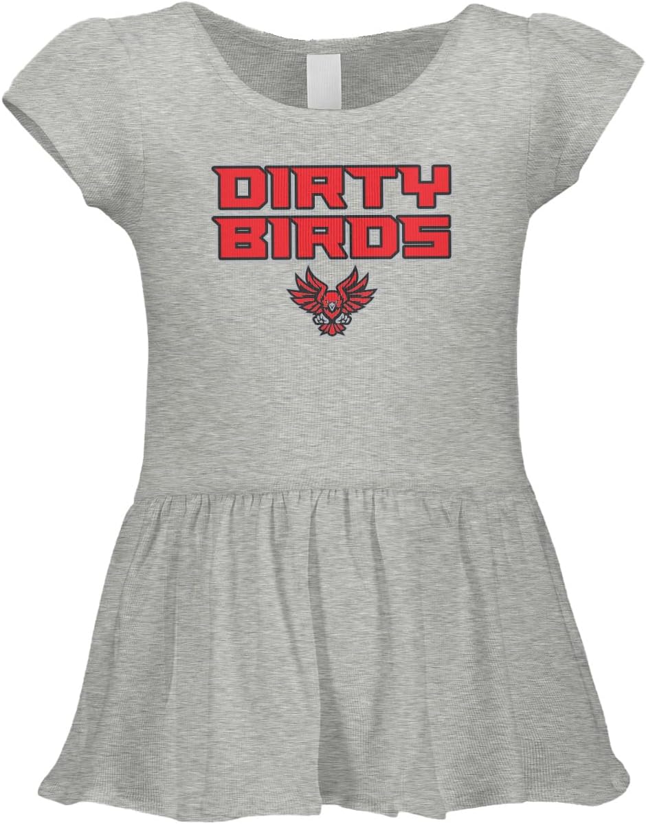 Dirty Birds - Atlanta Sports Fanatic Infant/Toddler Baby Rib Dress