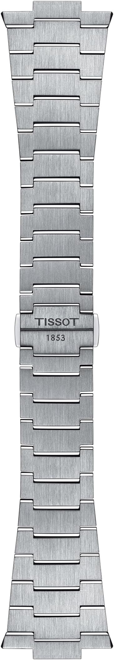 Tissot Mens PRX Powermatic 80 316L Stainless Steel case Automatic Watches, Grey, Stainless Steel, 12 (T1374071109101)