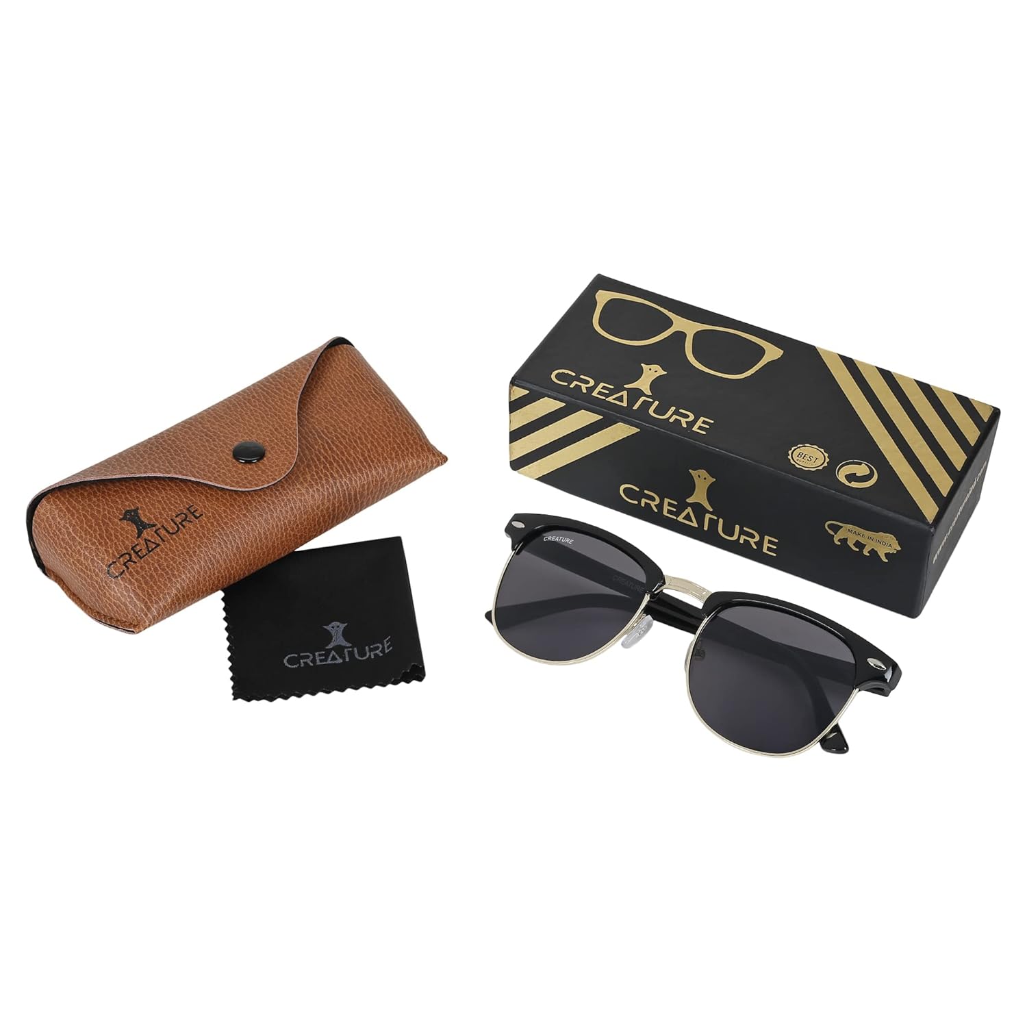 CREATURE UV Protected Black Frame Unisex Sunglasses(SUN-069) 5 71CyAkldRIL. SL1500