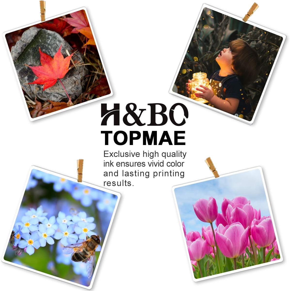 Black Friday - 60% OFF H&BO TOPMAE Remanufactured Ink Cartridge Replacement for HP 65XL 65 XL for Envy 5055 5052 5058 DeskJet 3755 3752 2652 2655 2622 3720 3722 2624 3758 AMP 100 Printer (1 Black 1 Tri-Color)