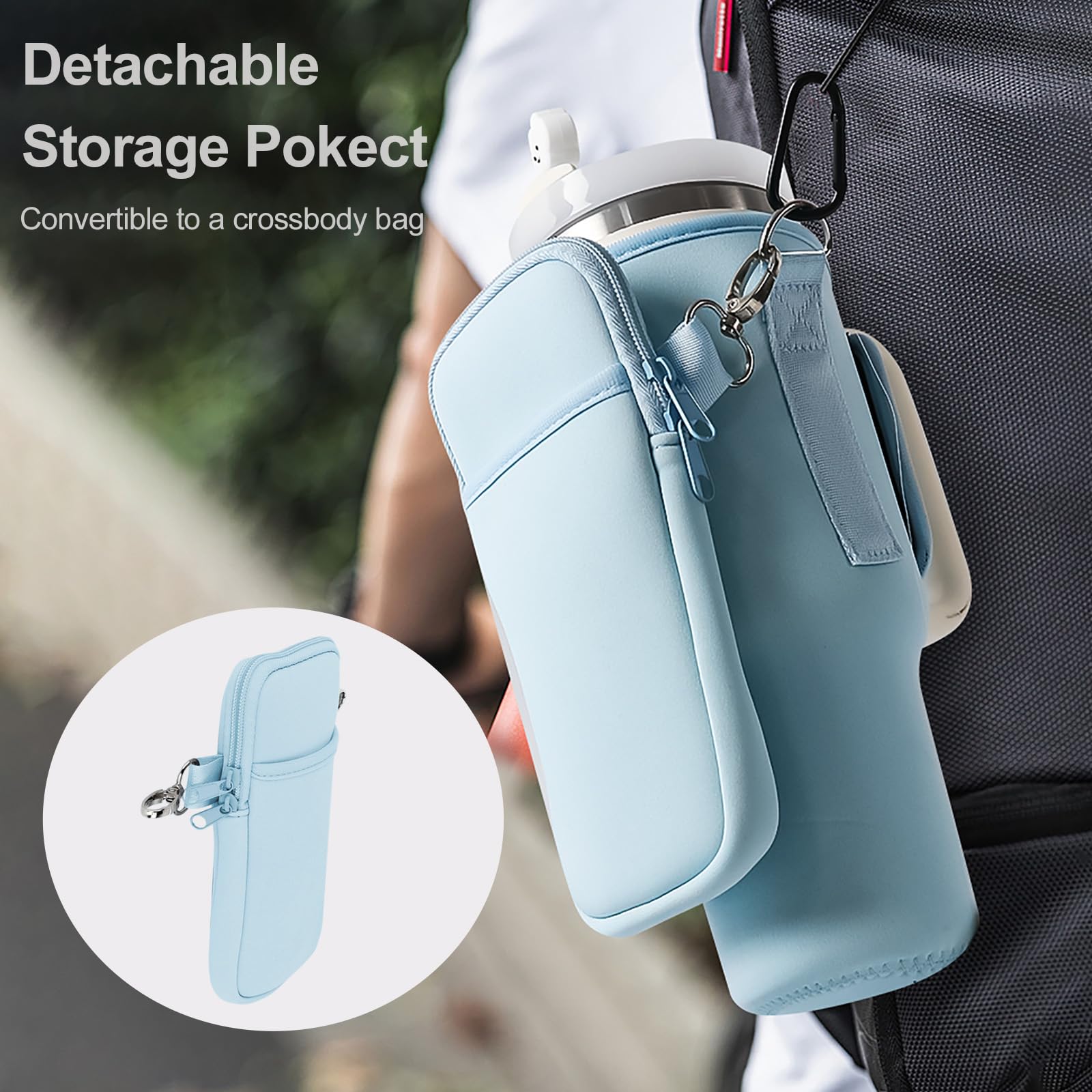 Amazon.com : Cangroo Water Bottle Carrier Bag for Stanley