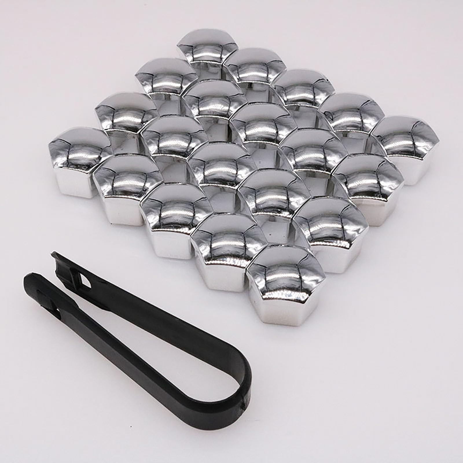 20 PCS Car Lug Nut Covers for GMC Hummer EV 2022-2025, Plastic Dust Anti-Rust Bolt with Removal Clips Auto Exterior Accessories,21mm