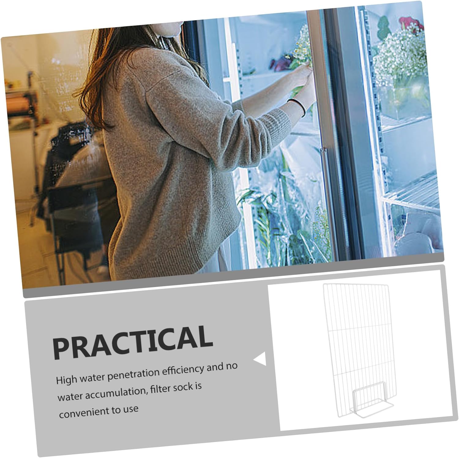 Freezer Mesh Separator Freezer Dividing Partition Fridge Partition Divider Space Efficient Storage