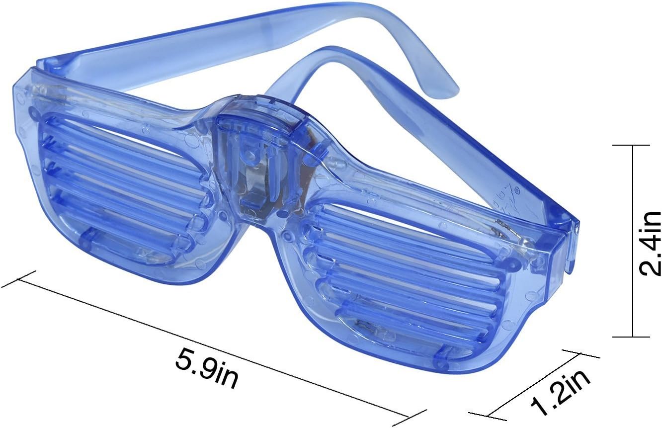 Amazon Dx Da Xin パーティー 光る メガネ パーティー 仮装 Ledゴーグル 点滅シャッターメガネ すっきりした眼球メガネ ブルー コスプレ 仮装 通販