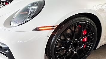 iJDMTOY LED Front Side Marker Lights For Porsche 2020-up Taycan EV