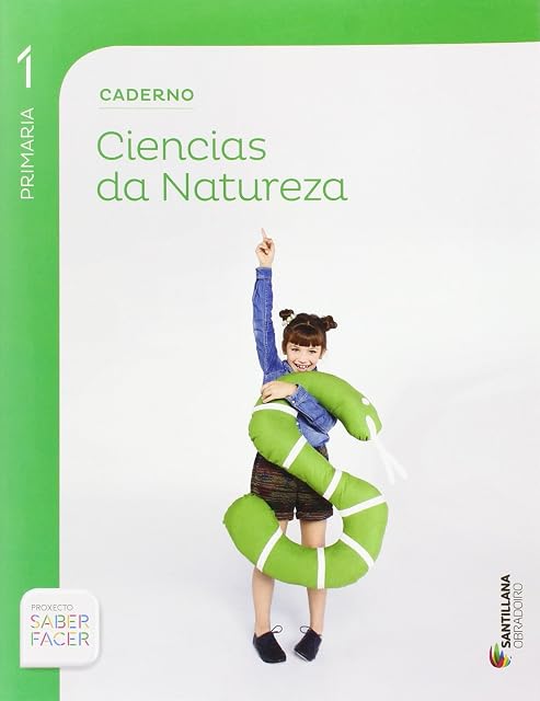 Portada de Caderno Ciencias Natureza 1ºprim. Saber Facer