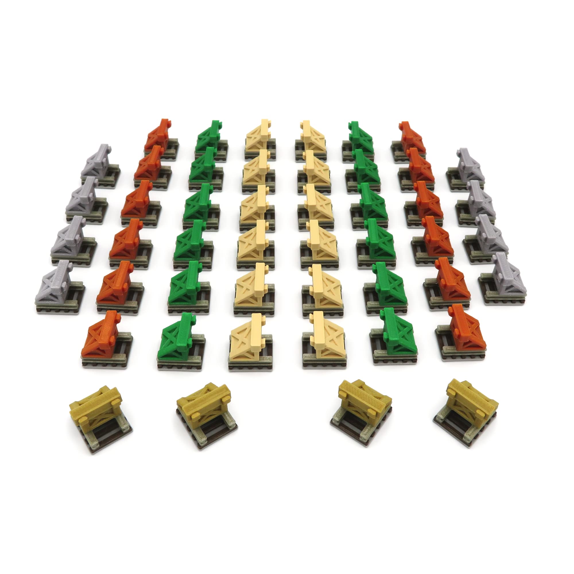 Ultimate Railroads Upgrade Pack - 48 Pieces, Red