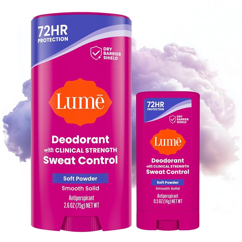 Lume Desodorante em Bastão Sólido Soft Powder