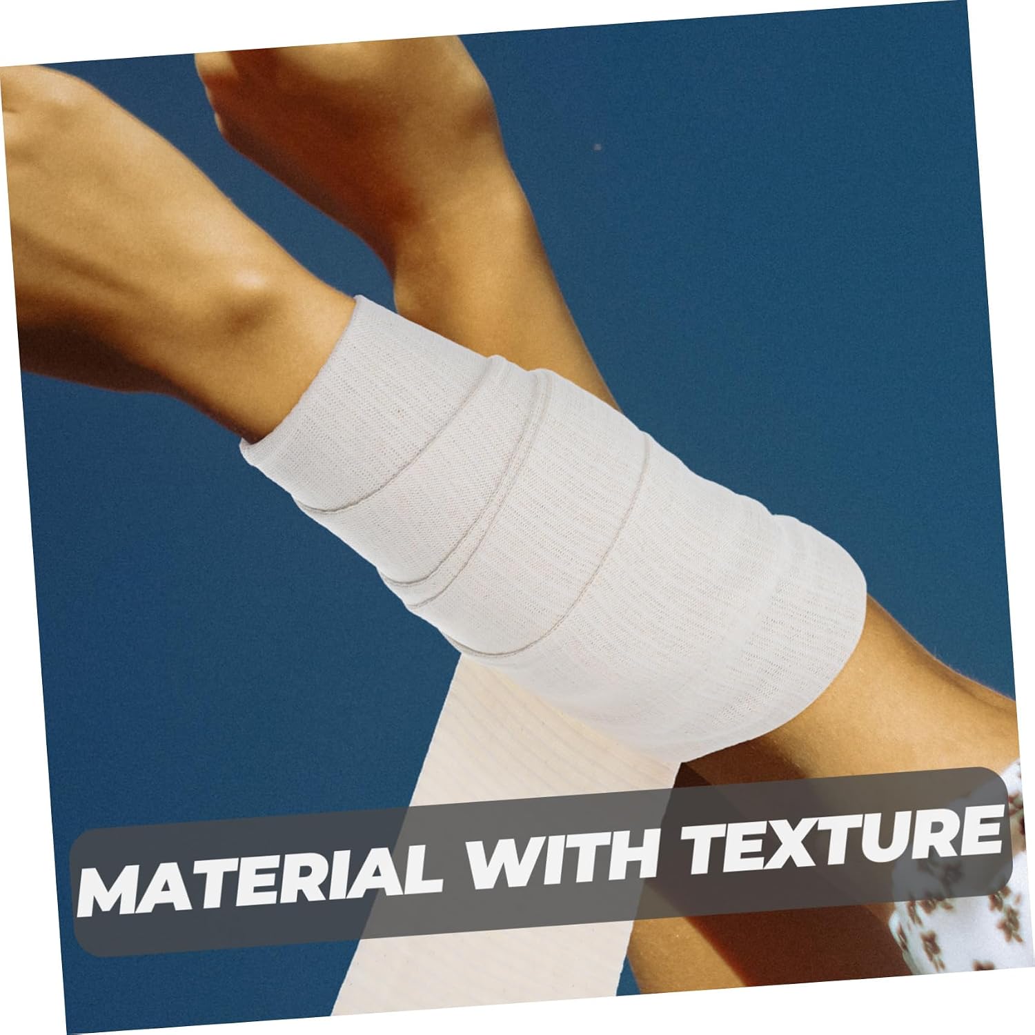 Cotton Knitted Stockinette Gauze Elastic Wrap Bandages Leg Arm Support