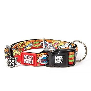 Max & Molly Heros Smart Id Collar | Comfortable | Odor Free Neoprene | Smart Id Tag | Lost Pet Protection Program | Extraordinary Dog Collar, S