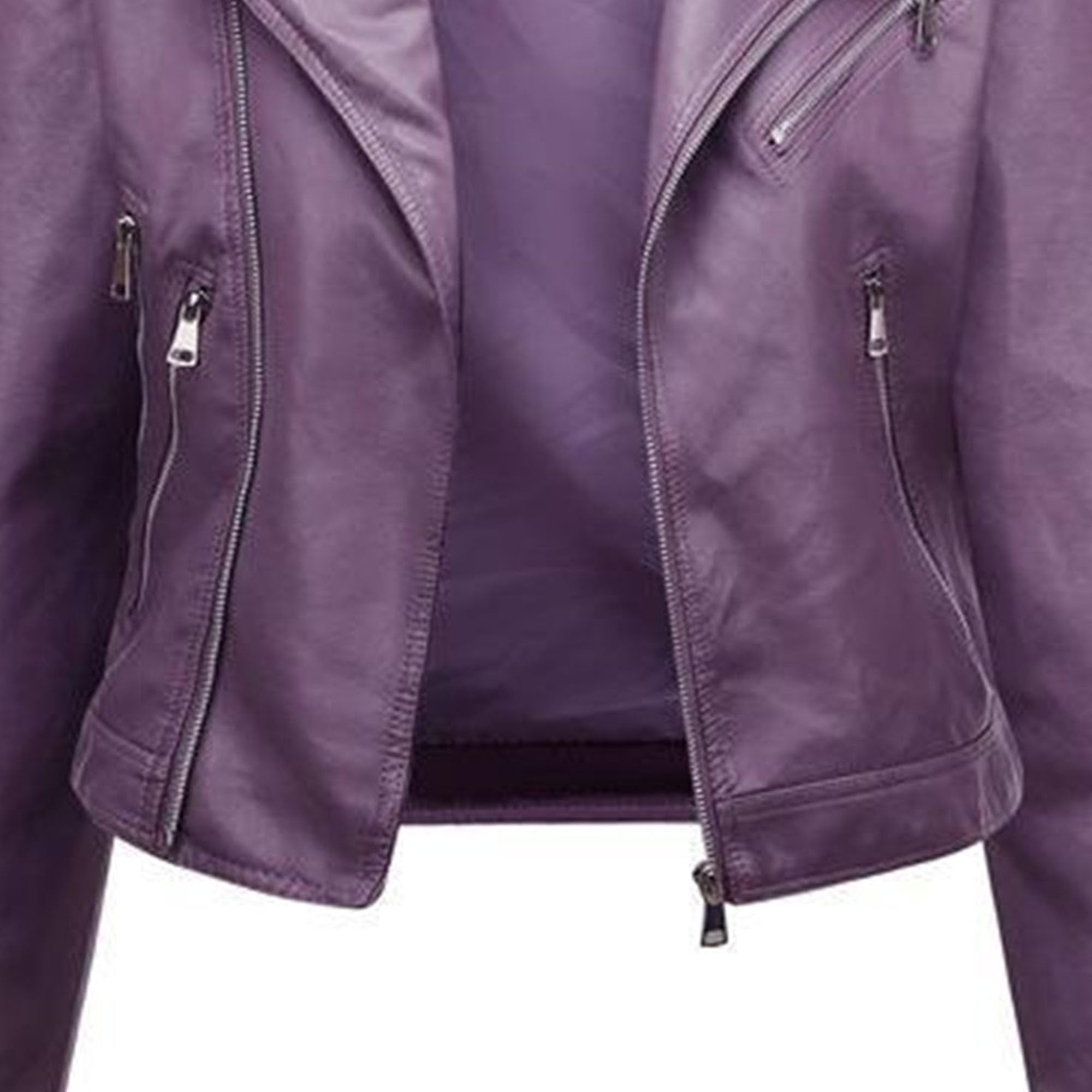DGKaxiyaHM Veste De Moto En Cuir Mince Pour Femmes Manteau De Motard Court à Revers Et à Manches Longues Manteau Bombardier DéContracté De Couleur Unie
