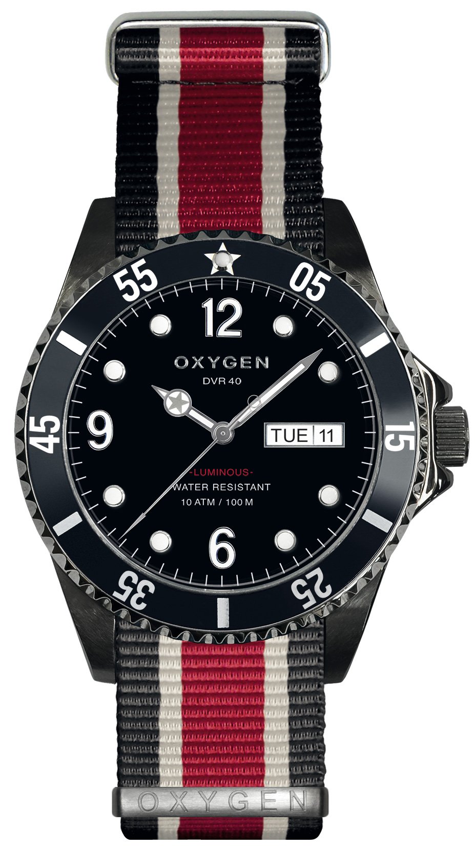 Montre mixte quartz multicolore Oxygen pour un style décontracté et dynamique en week-end - 6