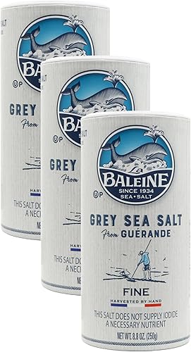 La Baleine Sal marina gris, 8.8 onzas (paquete de 3)