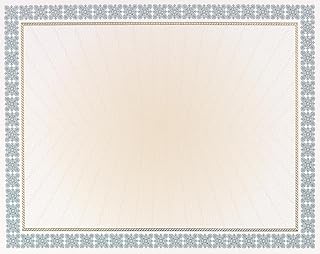 Great Papers! Westminster Blue Metallic and Gold Foil Certificates, 8.5"x11", 15 Count (963024)