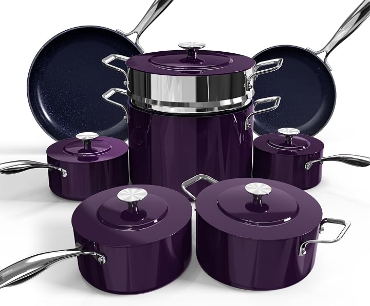 Nuwave Lux 13pc Forged Lightweight Nonstick