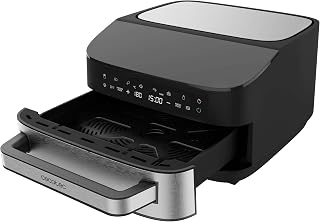 Cecotec 7L Pizza & Fry 7000 Electric Pizza Oven 2200 W, 13 inch Pizzas, Touch Screen, 8 Programs, Adjustable Temperature 40-230 °C, Pizza Stone, Upper and Lower Resistance
