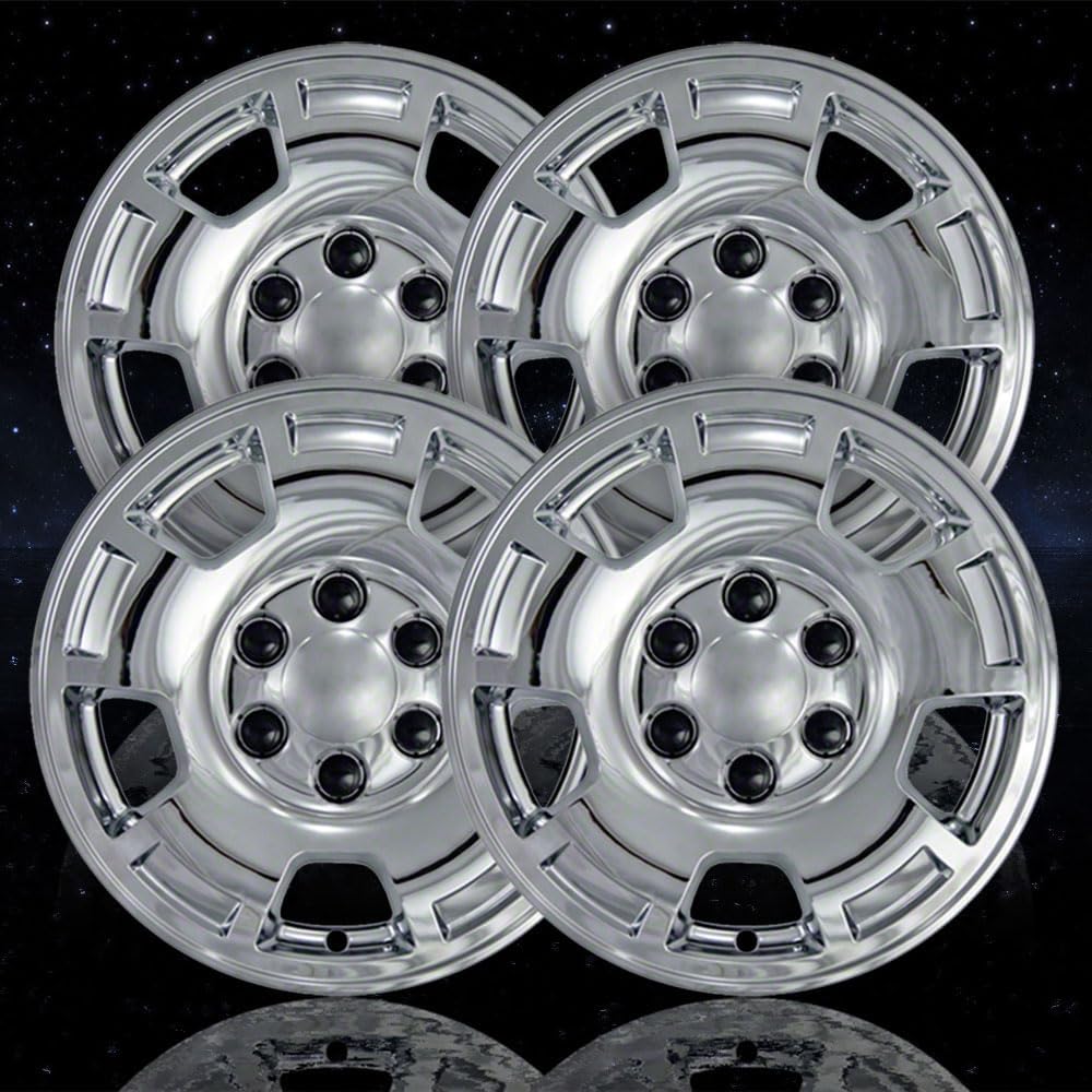 4-Pack of 17' Chrome Wheel Skins fit for Suburban 2007-2014