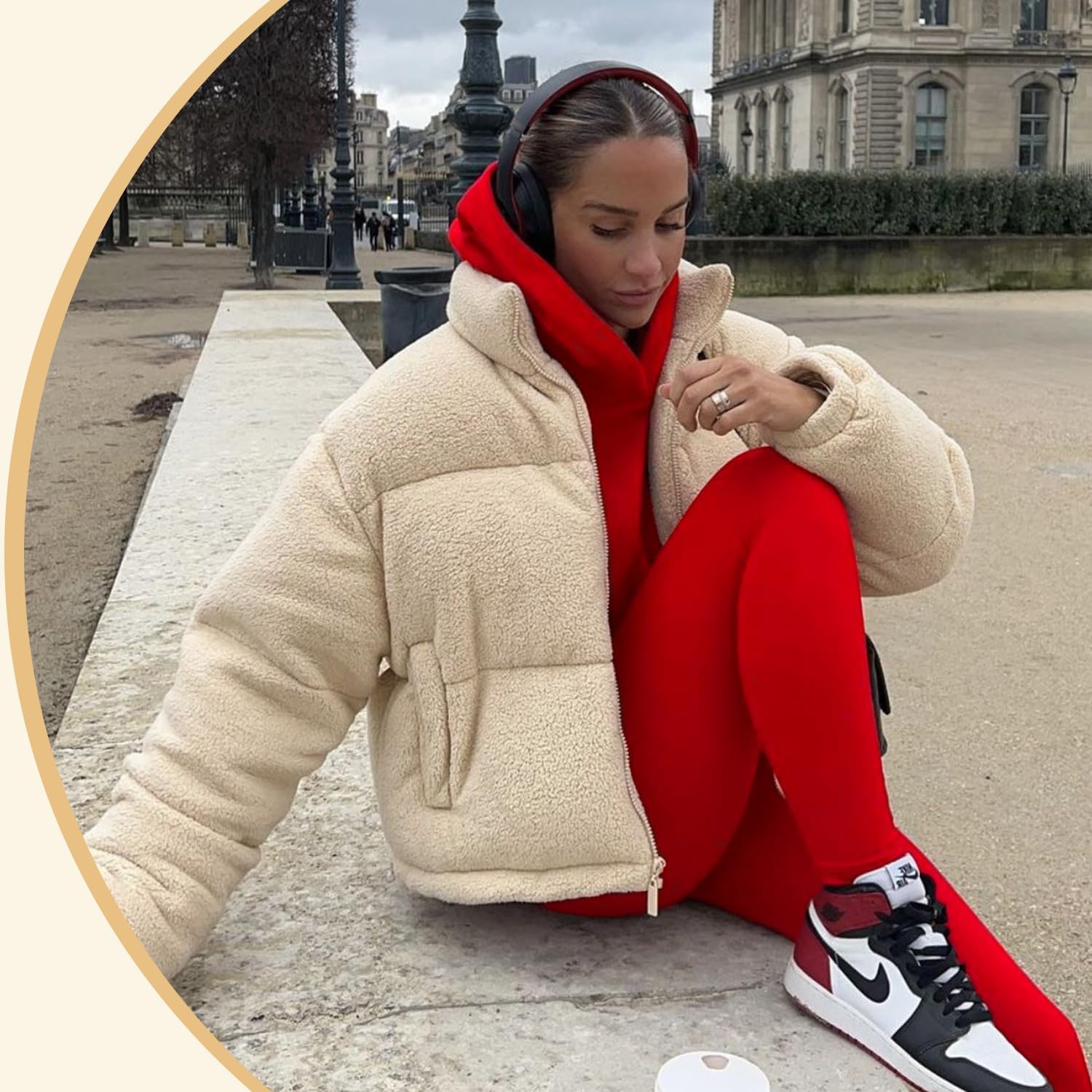 FULLSOFT Fleece Lined Leggings Women High Waisted Tummy Control Workout Winter Thermal Warm Soft Yoga Pants - Image 2