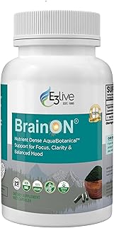BrainON - Wild-Harvested AFA Extract for Mood Balance & Focus 90 Count