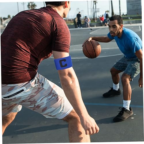 Miniatura 14 de BESPORTBLE 3 unids Capitán Brazalete Mangas Brazo Fútbol Pulseras Elásticas Pulseras Ajustable Fútbol Accesorios C