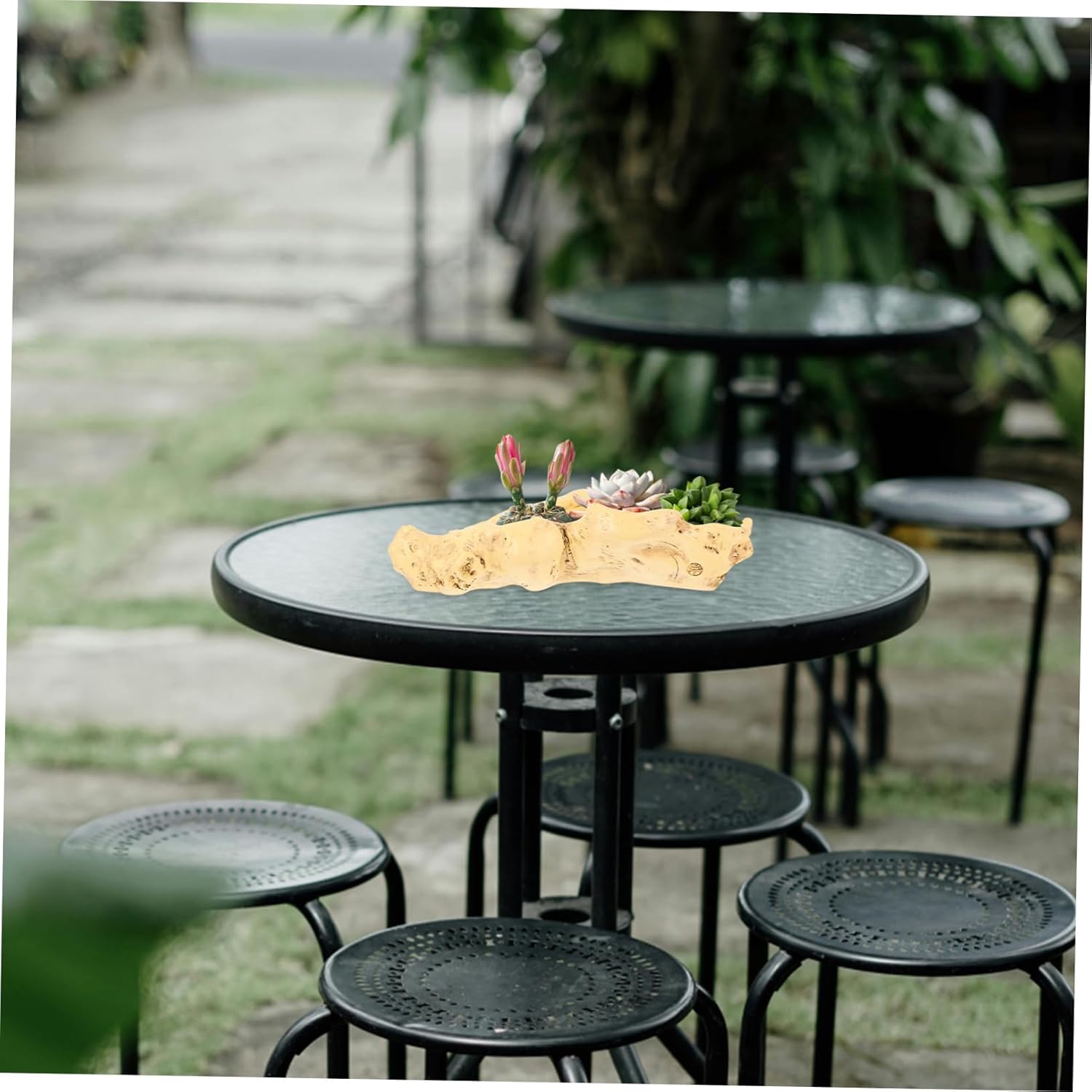 Resin Tree Root Flowerpot Outdoor Artificial Plants Succulents Pots Decorative Plant Pot Garden Decor