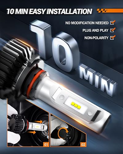 Vista 28 de SEALIGHT Bombillas LED antiniebla 5202 o DRL, 18000 lm, 800% brillo, 5202 5201 PS19W PS24W, bombillas LED antiniebla para automóvil, 6500 K blanco