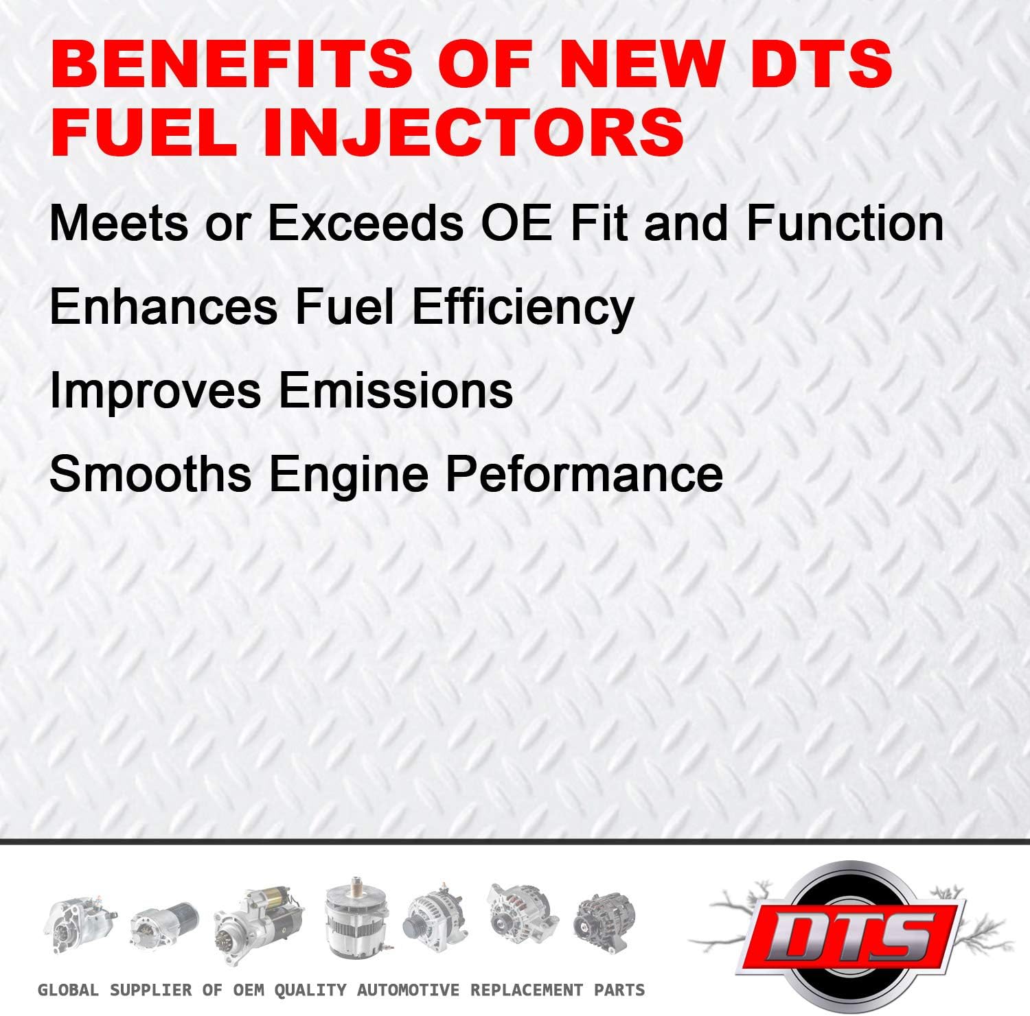 New DTS Standard Fuel Injector FJ437 Replacement for Dodge Trucks