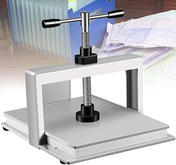Bookbinding Press Machine, Manual Book Flattening Nipping Machine, A3/A4 Flat Paper Press Machine, Steel Notes Invoice Flattening Machine, Double Balance Rod Paper Press Machine A4